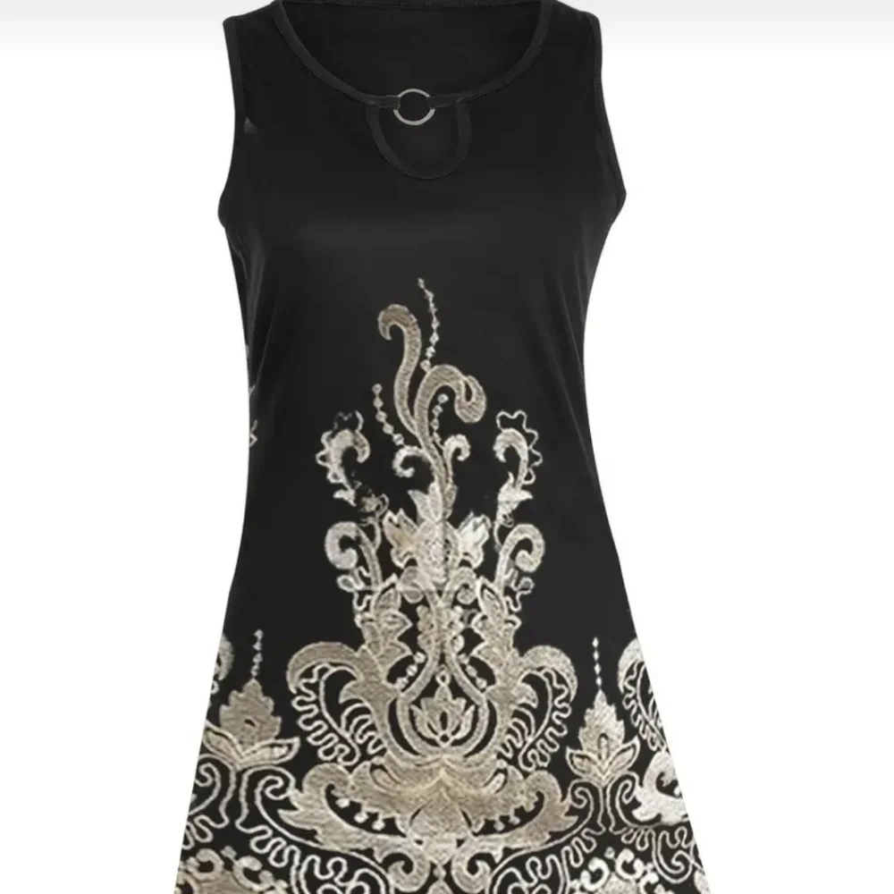 Floral print tank dress - Picture 3 of 5